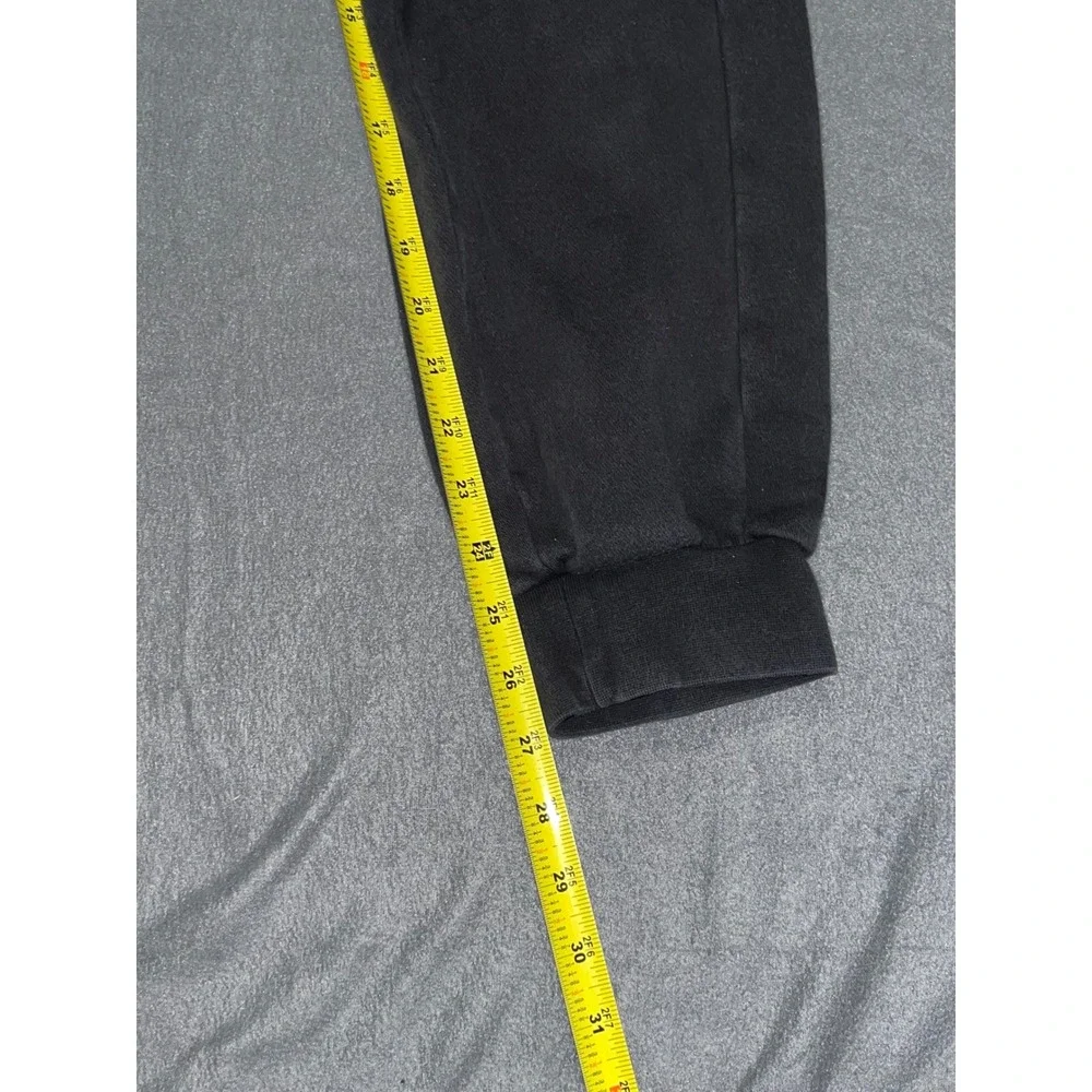 Adidas Mens Joggers Black Grey Three Stripe Red Logo Sweatpants Pants